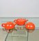 Orange Ceramic Tea Set by Liisi Beckmann for Gabbianelli, Italy, 1960s, Set of 6 7