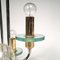 Mid-Century Modern Chrome, Glass & Brass Chandelier by Gaetano Sciolari 4