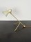 Brass Tripod Desk Table Lamp from Stilnovo, Italy, 1950s 2