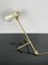 Lámpara de mesa trípode de latón de Stilnovo, Italy, años 50, Imagen 5