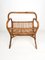 Rattan & Bamboo Magazine Rack Stand, Italy, 1960s, Image 6