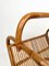 Rattan & Bamboo Magazine Rack Stand, Italy, 1960s, Image 15