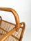 Rattan & Bamboo Magazine Rack Stand, Italy, 1960s 17