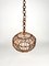 Bamboo & Rattan Pendant, Italy, 1960s, Set of 2, Image 4