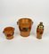 Barware & Icebucket Shaker par Aldo Tura pour Macabo, Italie, 1950s, Set de 3 2