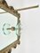 Iron Mirror Glass Coat Rack Stand by Pier Luigi Colli for Cristal Art, Italy, 1950s 8