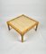 Bamboo, Rattan & Wicker Squared Coffee Table, Italy, 1960s 4