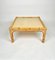 Bamboo, Rattan & Wicker Squared Coffee Table, Italy, 1960s 9