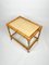 Bamboo, Rattan & Glass Serving Cart Bar Trolley, Italy, 1960s 5