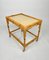 Bamboo, Rattan & Glass Serving Cart Bar Trolley, Italy, 1960s 9