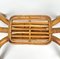 Rattan & Bamboo Flower Stand Plant Holder, Italy, 1960s 9