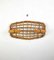 Bamboo & Rattan Coat Rack Hanger by Olaf Von Bohr, Italy, 1950s 5