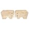 Travertine Elephant Sculpture Bookends by Fratelli Mannelli, Italy, 1970s, Set of 2, Image 1