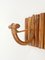 Mid-Century Modern Rattan & Bamboo Coat Rack Stand Hanger, Italy, 1960s 11