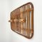 Mid-Century Modern Rattan & Bamboo Coat Rack Stand, Italy, 1960s 5