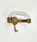 Murano Glass & Brass Coat Hanger Rack from Venini, Italy, 1940s, Set of 5, Image 7