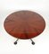 Metal & Wood Round Coffee Table by Ico Parisi for Mim Roma, Italy, 1960s 7