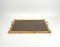 Bamboo Rattan Brass & Acrylic Serving Tray, Italy, 1970s, Image 4