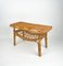 Table Basse en Bambou et Rotin, France, Italie, 1960s 8