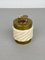 Beige Ceramic & Brass Table Lighter by Tommaso Barbi, Italy, 1960s, Image 7
