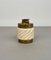 Briquet de Table en Céramique Beige et Laiton par Tommaso Barbi, Italie, 1960s 6