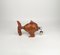 Hand Carved Wood & Metal Fish Bottle Dispenser by Aldo Tura for Macabo, Italy, 1950s 12