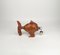 Hand Carved Wood & Metal Fish Bottle Dispenser by Aldo Tura for Macabo, Italy, 1950s, Image 12