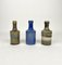 Ceramic Vase Bottles by Nanni Valentini for Laboratory Pesaro, Italy, 1960s, Set of 3 6