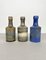 Ceramic Vase Bottles by Nanni Valentini for Laboratory Pesaro, Italy, 1960s, Set of 3 4