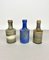 Ceramic Vase Bottles by Nanni Valentini for Laboratory Pesaro, Italy, 1960s, Set of 3 3