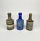 Ceramic Vase Bottles by Nanni Valentini for Laboratory Pesaro, Italy, 1960s, Set of 3 7