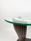 Wood & Glass Coffee Table by Victorian Dassi for Santambrogio & De Berti, Italy, 1950s 10