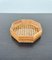 Acrylic Wicker Wood & Brass Octagonal Box by Christian Dior, France, 1970s, Image 9