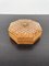 Acrylic Wicker Wood & Brass Octagonal Box by Christian Dior, France, 1970s, Image 3
