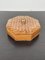 Acrylic Wicker Wood & Brass Octagonal Box by Christian Dior, France, 1970s, Image 2