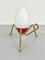 Messing & Opalglas Spider Tischlampe, Italien, 1950er, 2er Set 5