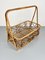 Bamboo & Rattan Magazine Rack Holder, Italy, 1960s, Image 15