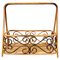 Bamboo & Rattan Magazine Rack Holder, Italy, 1960s 1