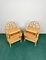 Bamboo & Rattan Nightstand Drawer Tables, Italy, 1970s, Set of 2 3