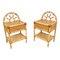 Bamboo & Rattan Nightstand Drawer Tables, Italy, 1970s, Set of 2, Image 1