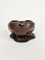 Brown Natural Leather & Copper Ashtray, Italy, 1970s 10