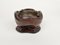 Brown Natural Leather & Copper Ashtray, Italy, 1970s 3