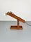 Lampe de Bureau Ajustable en Bois et Laiton, Italie, 1960s 7