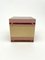 Purple Acrylic & Gold Metal Cube Box by Alessandro Albrizzi, Italy, 1970s 4