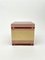 Purple Acrylic & Gold Metal Cube Box by Alessandro Albrizzi, Italy, 1970s 6