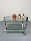Chrome & Smoked Glass Serving Bar Cart Trolley, Italy, 1970s 7