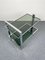 Chrome & Smoked Glass Serving Bar Cart Trolley, Italy, 1970s 12