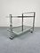 Chrome & Smoked Glass Serving Bar Cart Trolley, Italy, 1970s 10