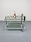 Chrome & Smoked Glass Serving Bar Cart Trolley, Italy, 1970s 9