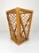 Mid-Century Modern Bamboo & Rattan Umbrella Stand, Italy, 1960s, Image 5